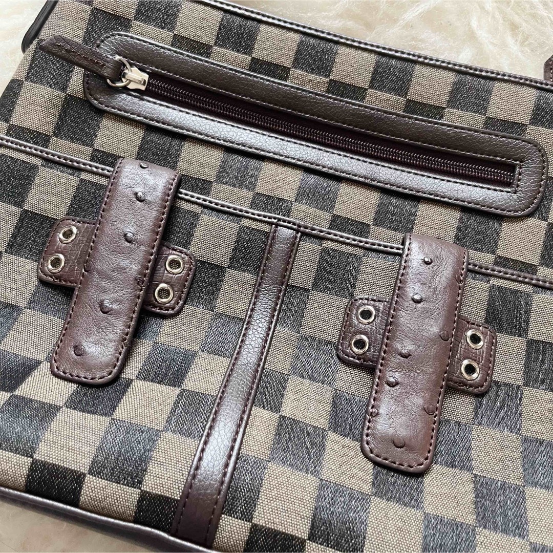 DEUXIEME CLASSE(ドゥーズィエムクラス)のLOUIS VUITTON に似た ショルダーバッグ 格子柄 チェック柄 レディースのバッグ(ショルダーバッグ)の商品写真