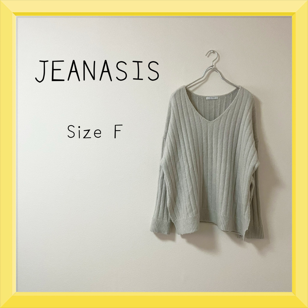 JEANASIS(ジーナシス)の01 JEANASIS Ｖネック ニット セーター レディースのトップス(ニット/セーター)の商品写真