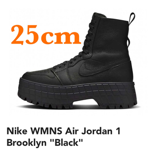 ジョーダン(Jordan Brand（NIKE）)のNIKE WMNS AIR JORDAN 1 BROOKLYN BLACK(スニーカー)