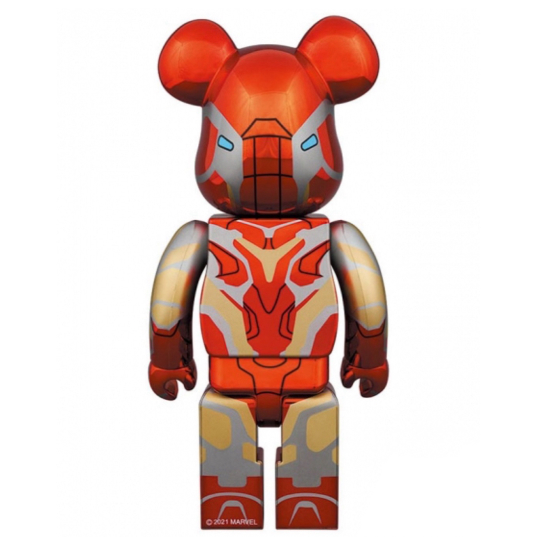 BE@RBRICK IRON MAN MARK85 CHROME Ver.METEORフィギュア