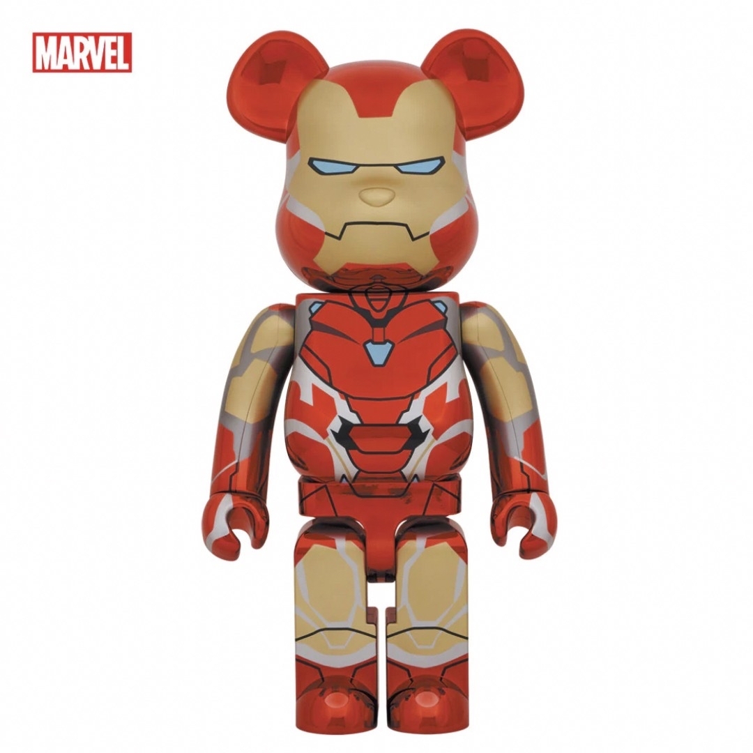 medicomtoyBE@RBRICK IRON MAN MARK85 CHROME 1000％