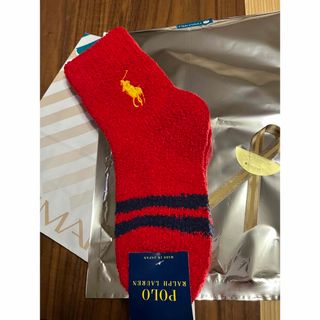 ポロラルフローレン(POLO RALPH LAUREN)の【新品】POLORALPHLAUREN ビックポニールームソックス22〜24cm(ソックス)