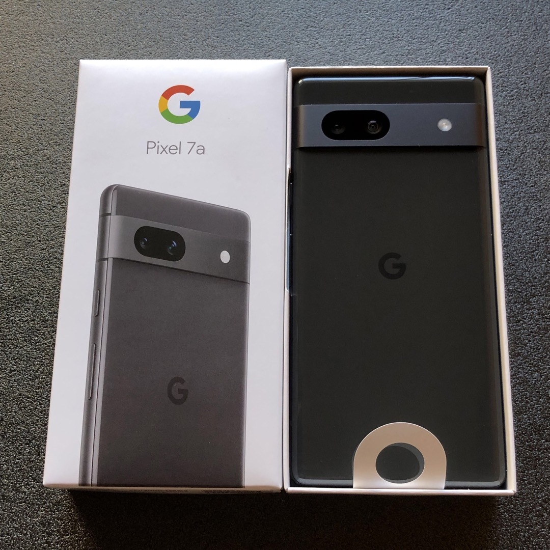 Google Pixel(グーグルピクセル)のGoogle Pixel 7a チャコール 128GB SIMフリー スマホ/家電/カメラのスマートフォン/携帯電話(スマートフォン本体)の商品写真