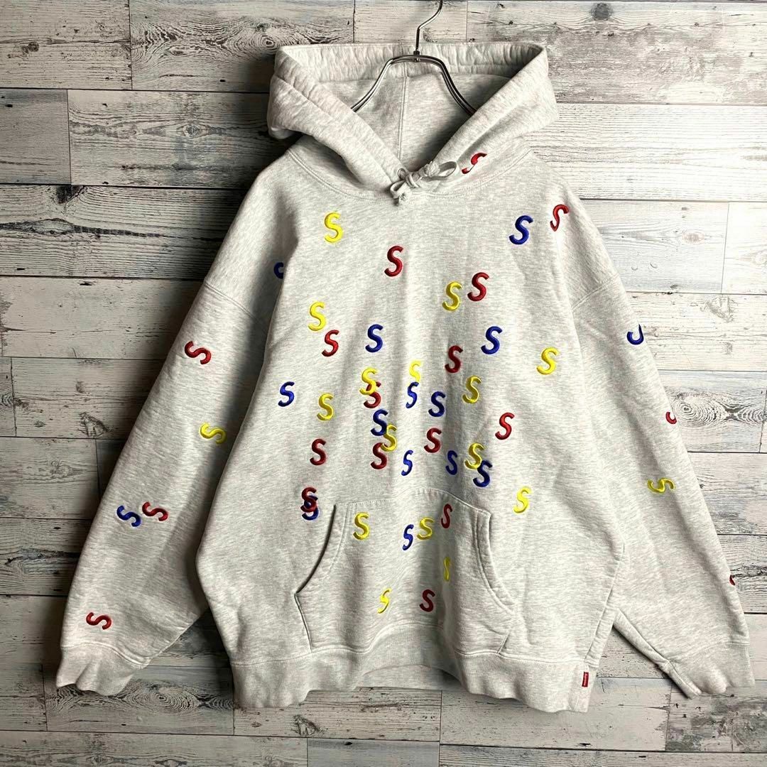 Supreme - 【超希少モデル】シュプリーム☆ 刺繍 Sロゴ 満載 パーカー