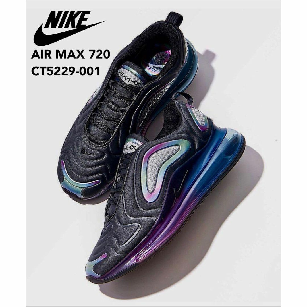 【送料無料】NIKE AIR MAX 720 20 CT5229-001 黒