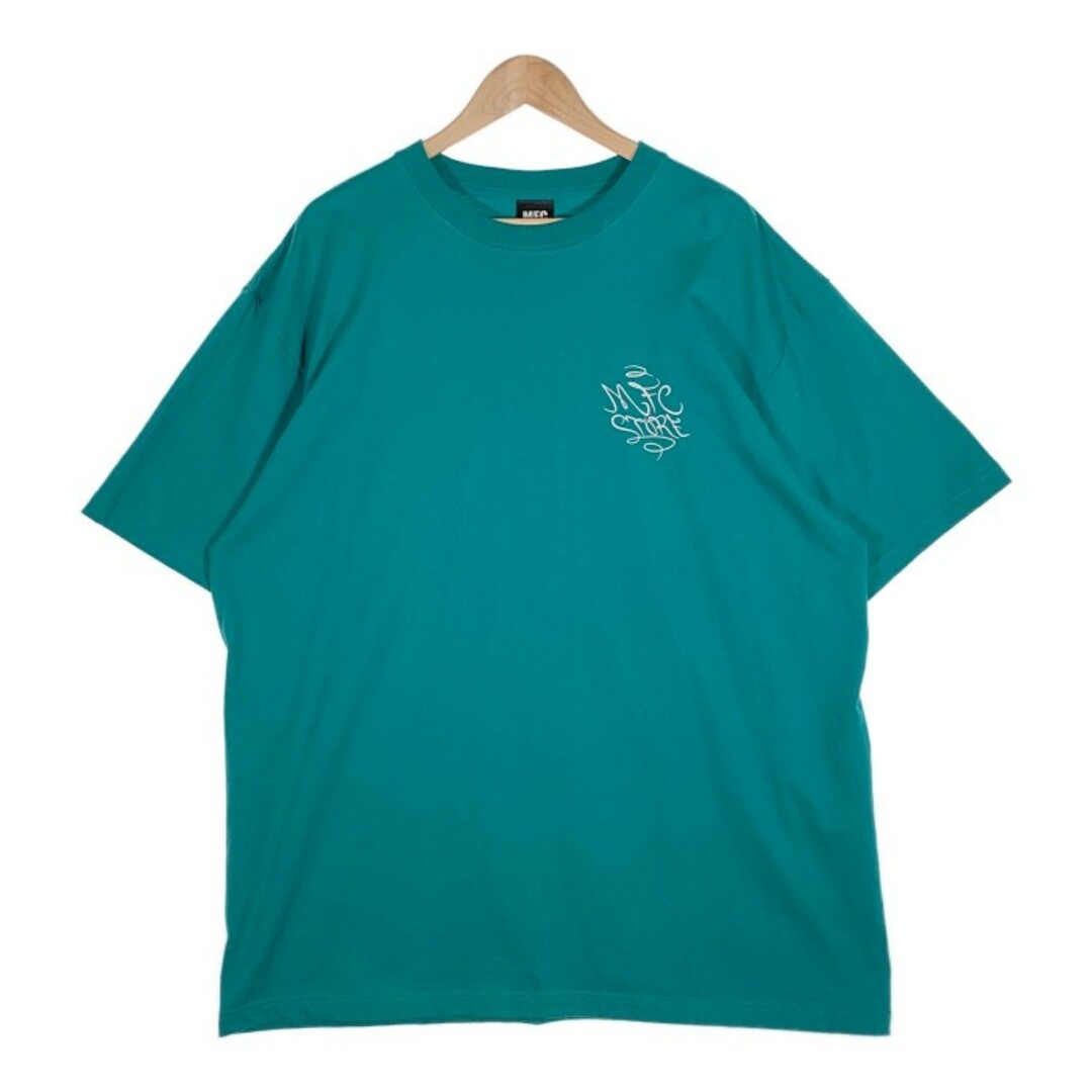 MFC STORE エムエフシーストア FRESH TROOPS プリントTシャツ ブルー Size XXL メンズのトップス(Tシャツ/カットソー(半袖/袖なし))の商品写真