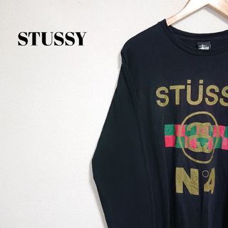 ステューシー(STUSSY)の【入手困難】ステューシー Tシャツ 長袖 デカロゴ USED加工 メンズ(Tシャツ/カットソー(七分/長袖))