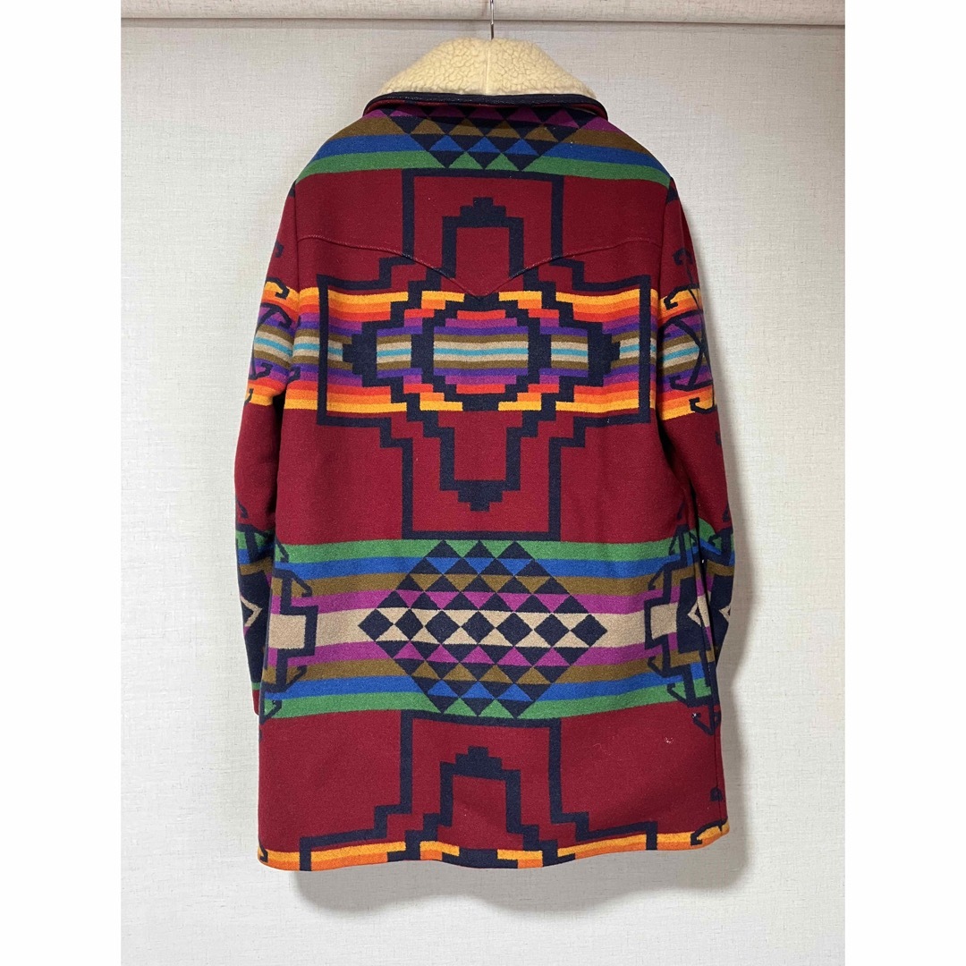 古着 PENDLETON ウールコート USA製 ネイティブパターン