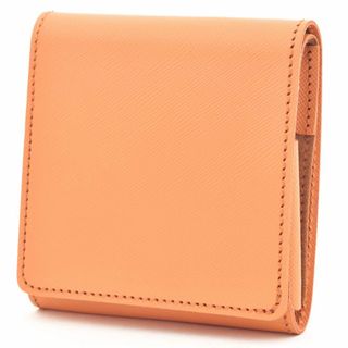 【色: オレンジ】[池之端銀革店] 二つ折り財布 COM-ONO SLIM 00(その他)