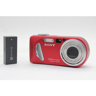 【返品保証】 ソニー SONY Cyber-shot DSC-P8 レッド バッテリー付き コンパクトデジタルカメラ  s5451(コンパクトデジタルカメラ)