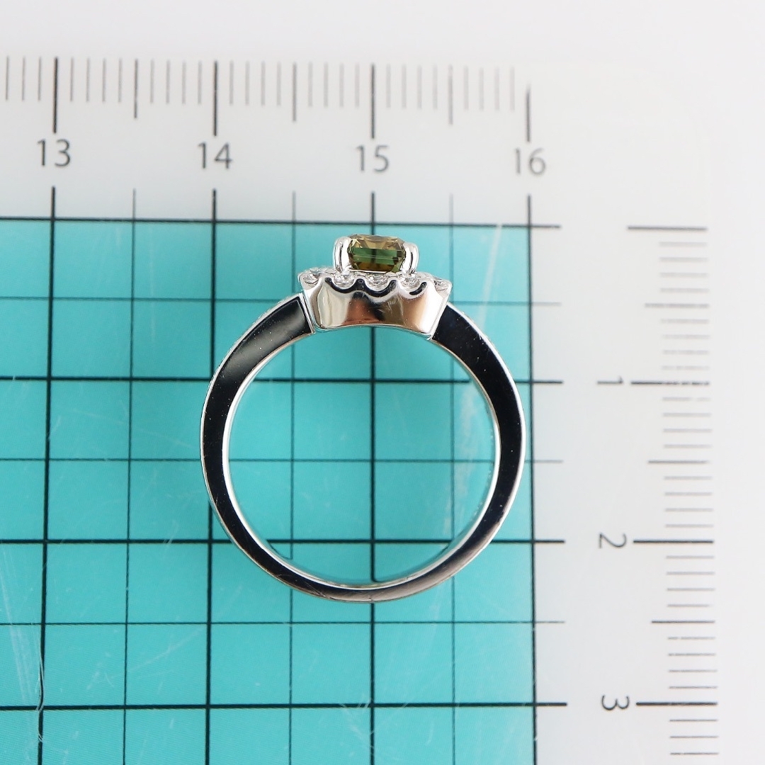 TASAKI(タサキ)の＜TASAKI＞　750(WG)　イエローダイヤ　リング　中0.76　D0.41 レディースのアクセサリー(リング(指輪))の商品写真