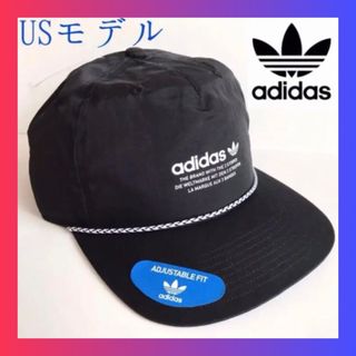 アディダス(adidas)のレア【新品】adidas アディダス キャップ 帽子 USA 黒 ゴルフ(キャップ)