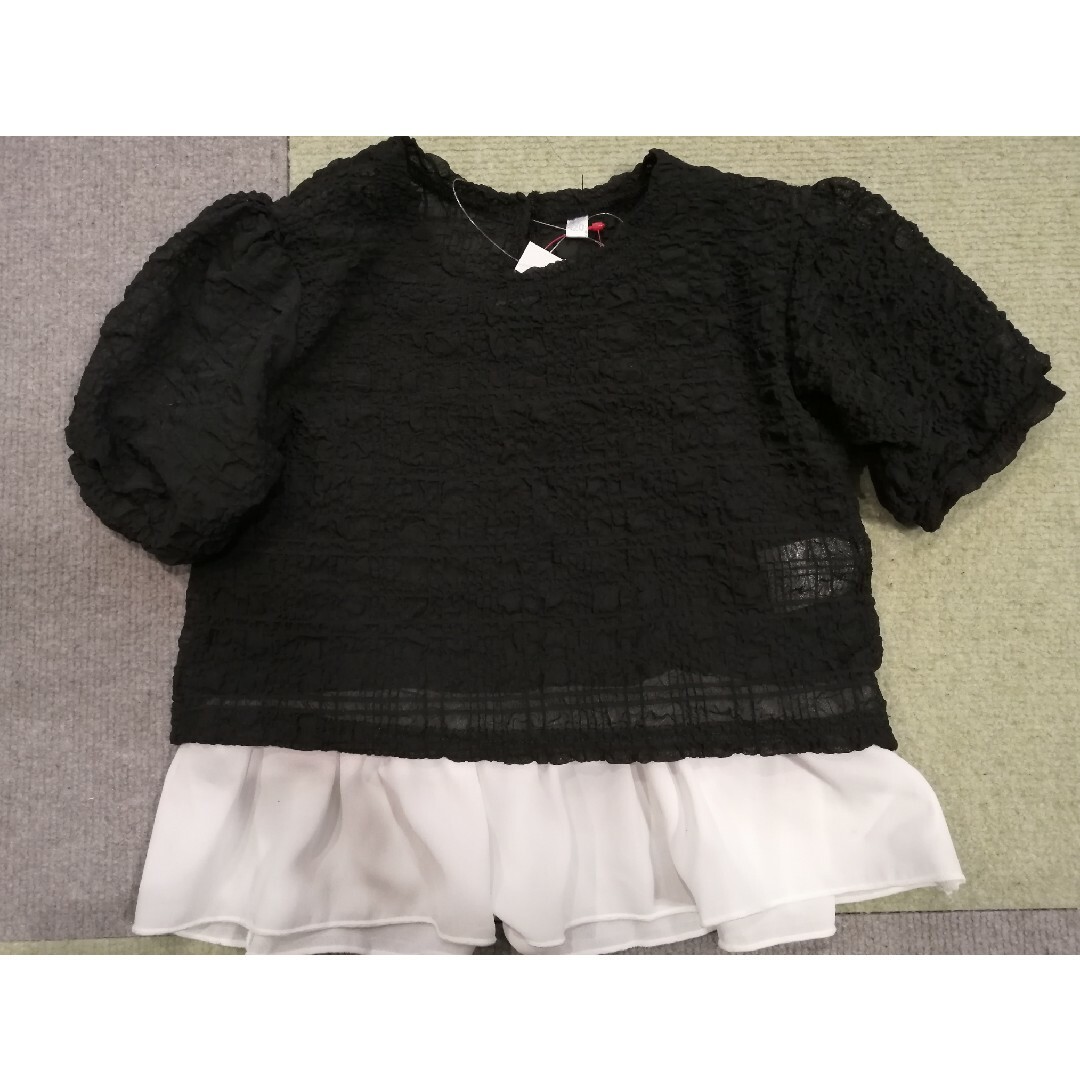 fukuske(フクスケ)の【新品】可愛い トップス 2点セット キッズ/ベビー/マタニティのキッズ服女の子用(90cm~)(Tシャツ/カットソー)の商品写真