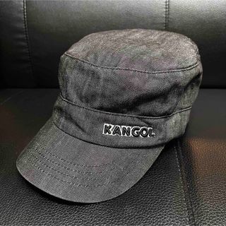 カンゴール(KANGOL)のKANGOL カンゴール ブラックデニムアーミーキャップ L/XL(キャップ)