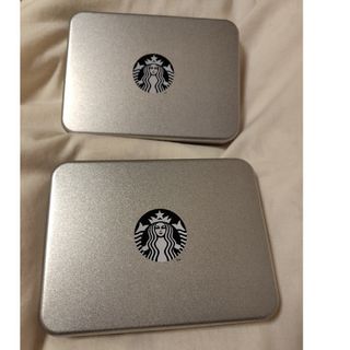 スターバックス(Starbucks)のスターバックス スタバ　缶 ２個(小物入れ)