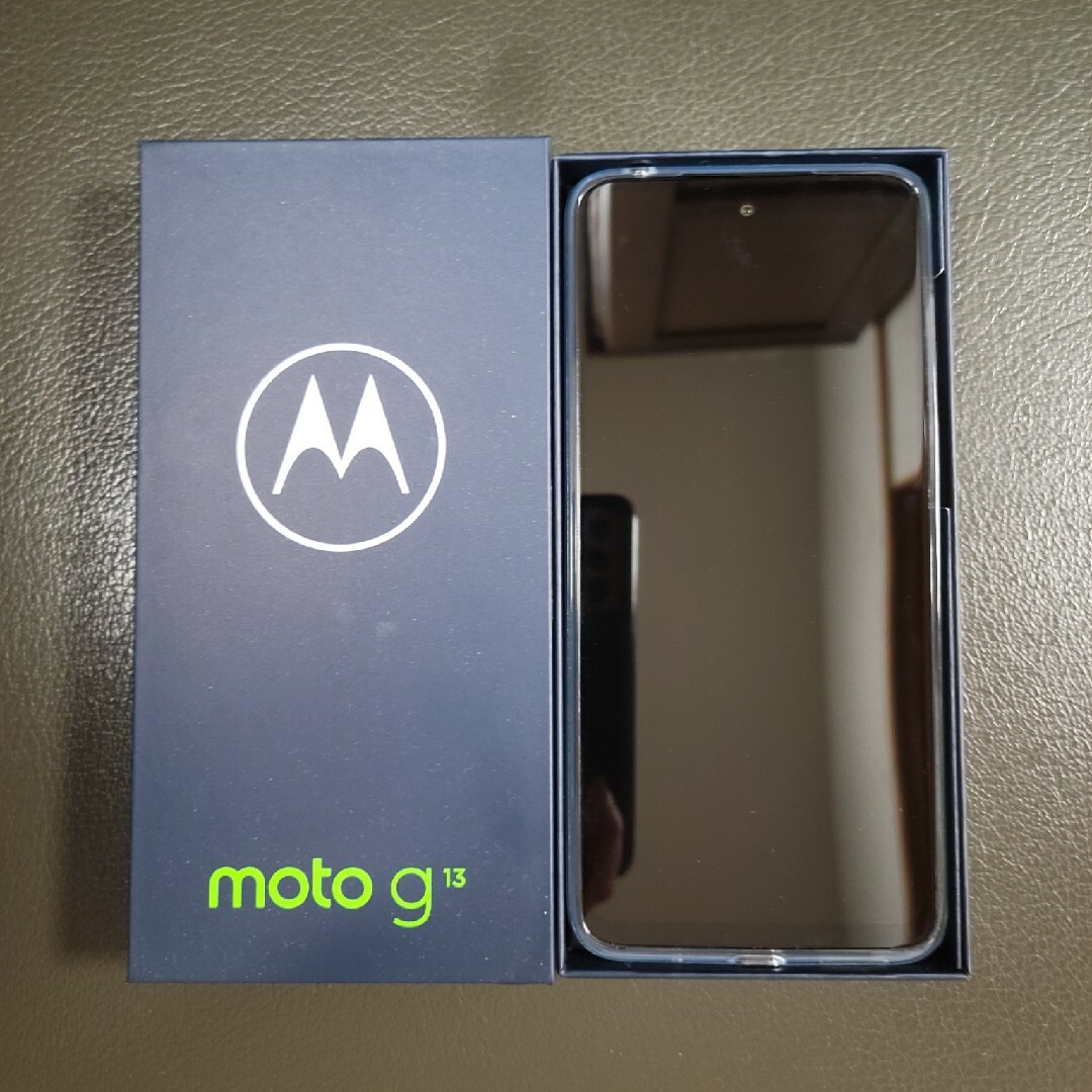 Motorola(モトローラ)のモトローラ　moto g13　ラベンダーブルー　SIMフリー　新品　未使用 スマホ/家電/カメラのスマートフォン/携帯電話(スマートフォン本体)の商品写真