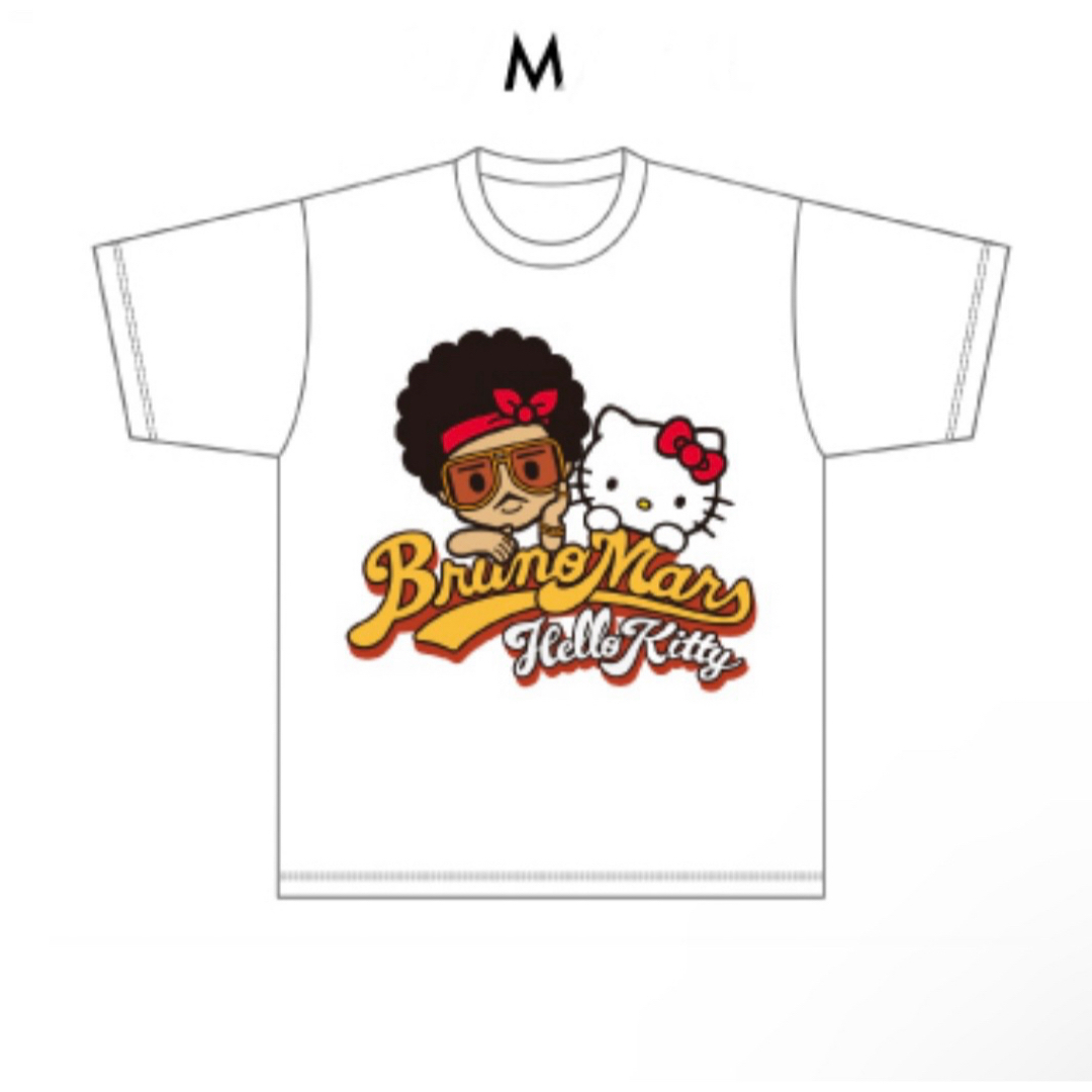 Bruno Mars x Hello Kitty コラボ Tシャツ Mサイズエンタメ/ホビー