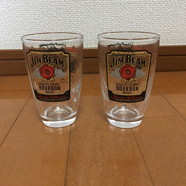 JIM BEAMグラス2個セット インテリア/住まい/日用品のキッチン/食器(グラス/カップ)の商品写真