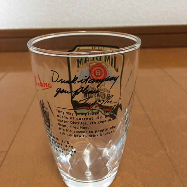 JIM BEAMグラス2個セット インテリア/住まい/日用品のキッチン/食器(グラス/カップ)の商品写真