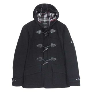 バーバリーブラックレーベル(BURBERRY BLACK LABEL)のBURBERRY BLACK LABEL バーバリーブラックレーベル ジャケット BMP67-530-09 裏地 チェック ダッフル コート ブラック系 M【中古】(ダッフルコート)