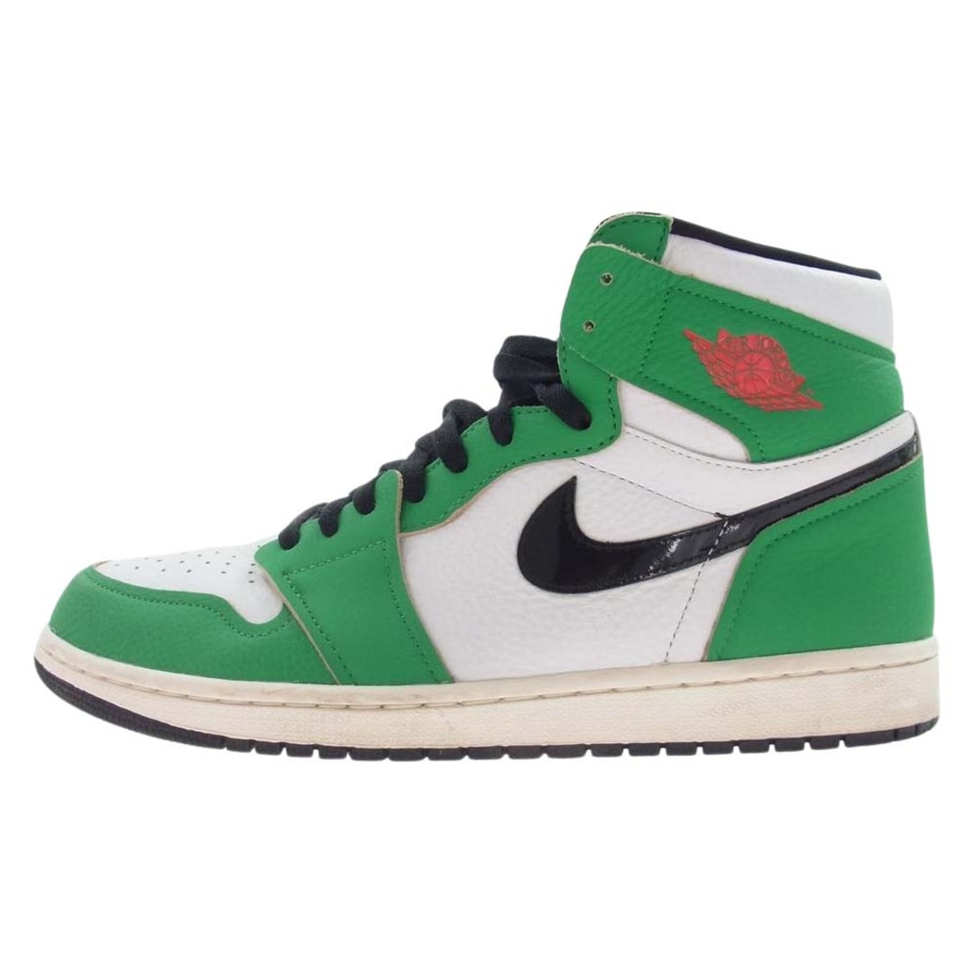 29cmアウトソールNIKE ナイキ スニーカー DB4612-300 WMNS Air Jordan 1 High OG Lucky Green/White-Sail-Black ウィメンズ エアジョーダン1 ハイ OG ラッキーグリーン/ホワイト-セイルブラック スニーカー グリーン系 29cm