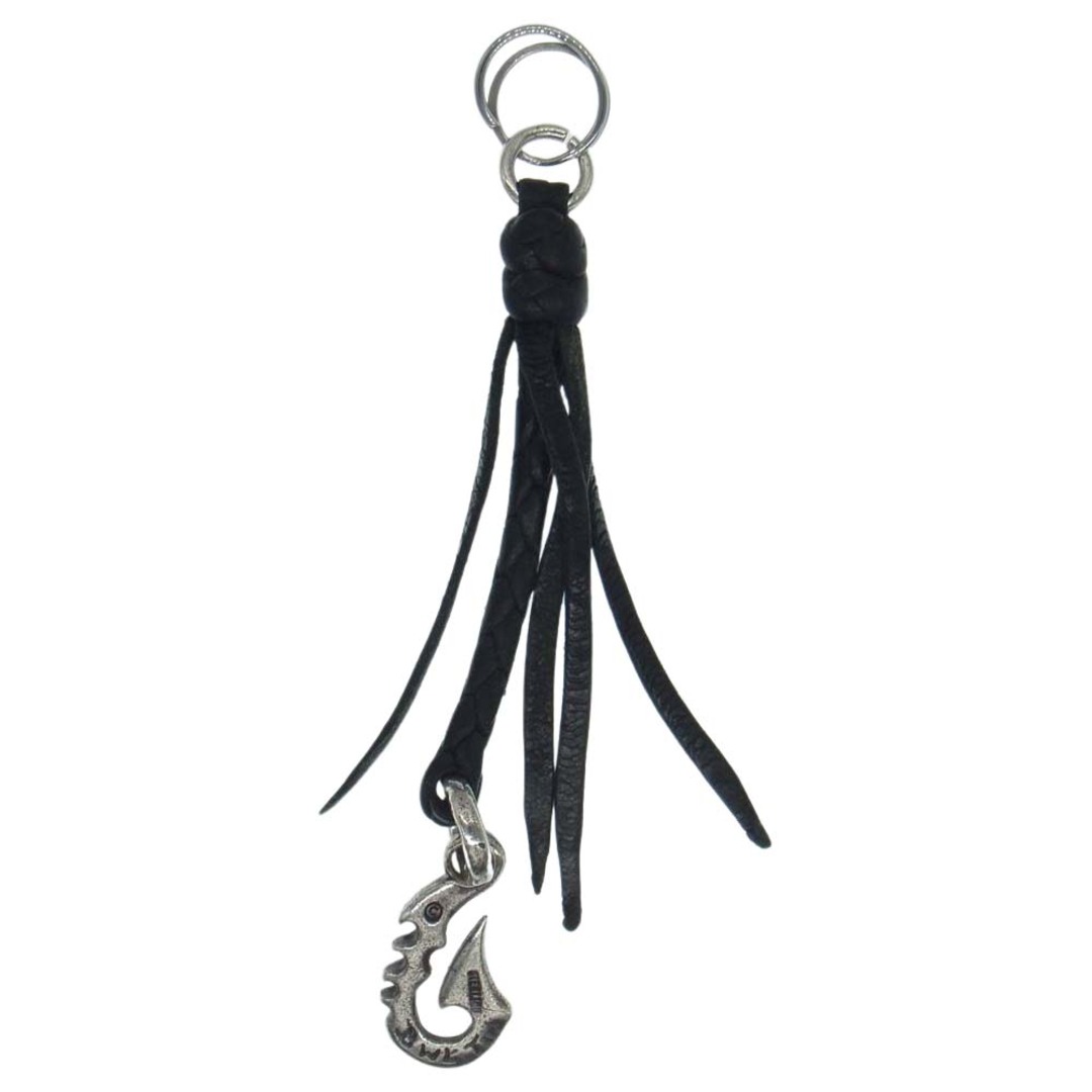 BILL WALL LEATHER(ビルウォールレザー)のBILL WALL LEATHER ビルウォールレザー ペンダントトップ BWL Fish Hook Charm フィッシュフック チャーム ペンダント トップ ブラック系【中古】 メンズのアクセサリー(その他)の商品写真