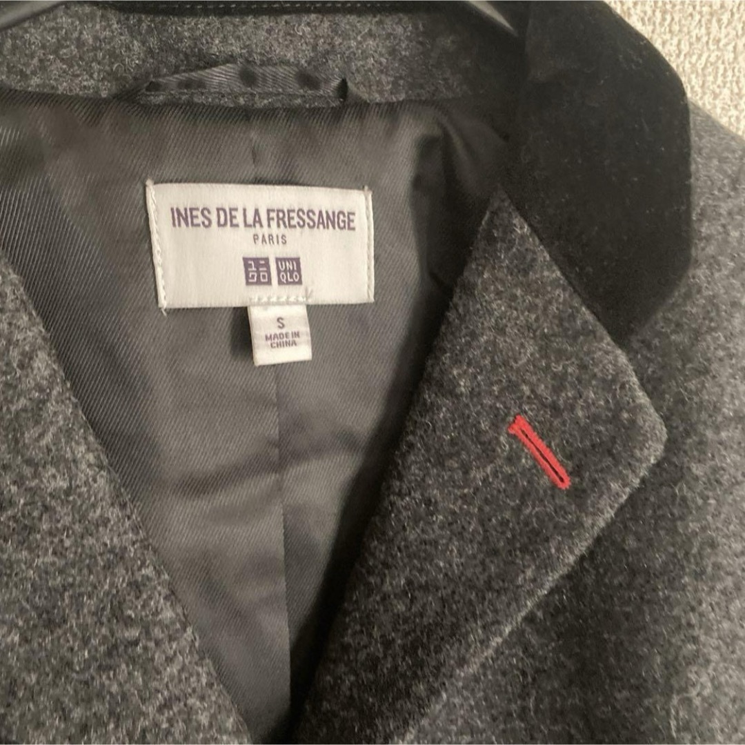 UNIQLO(ユニクロ)のユニクロ×イネス 14,190円 フランネルチェスターコート＋ レディースのジャケット/アウター(チェスターコート)の商品写真