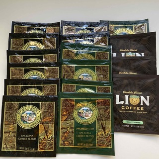 ライオン(LION)のROYAL KONA COFFEE& LION COFFEE  16袋(コーヒー)