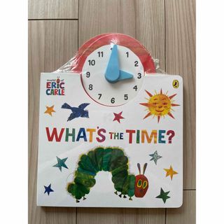 エリックカール(ERIC CARLE)の英語絵本　しかけ絵本　エリックカール　what's the time(洋書)