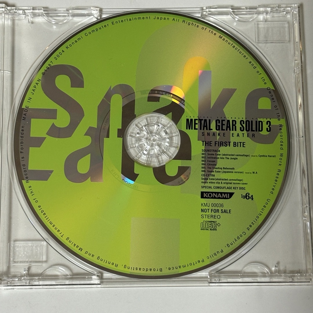 KONAMI(コナミ)のメタルギアソリッド3　スネークイーター サウンドトラック エンタメ/ホビーのCD(ゲーム音楽)の商品写真