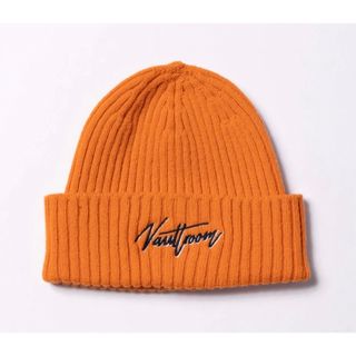 VAULTROOM SCRIPT BEANIE オレンジ　ボルトルーム(ニット帽/ビーニー)