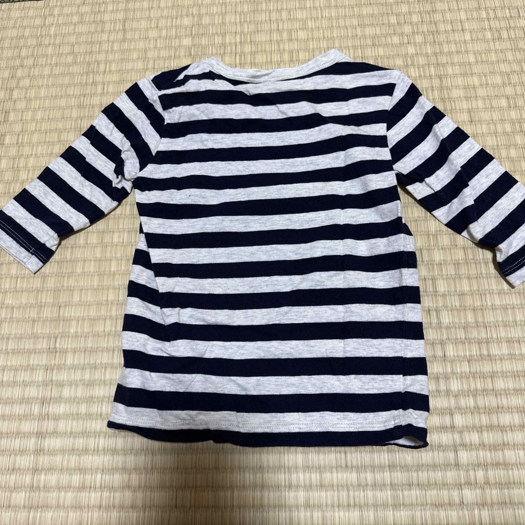 MUJI (無印良品)(ムジルシリョウヒン)の無印　ロンT 100 キッズ/ベビー/マタニティのキッズ服男の子用(90cm~)(Tシャツ/カットソー)の商品写真