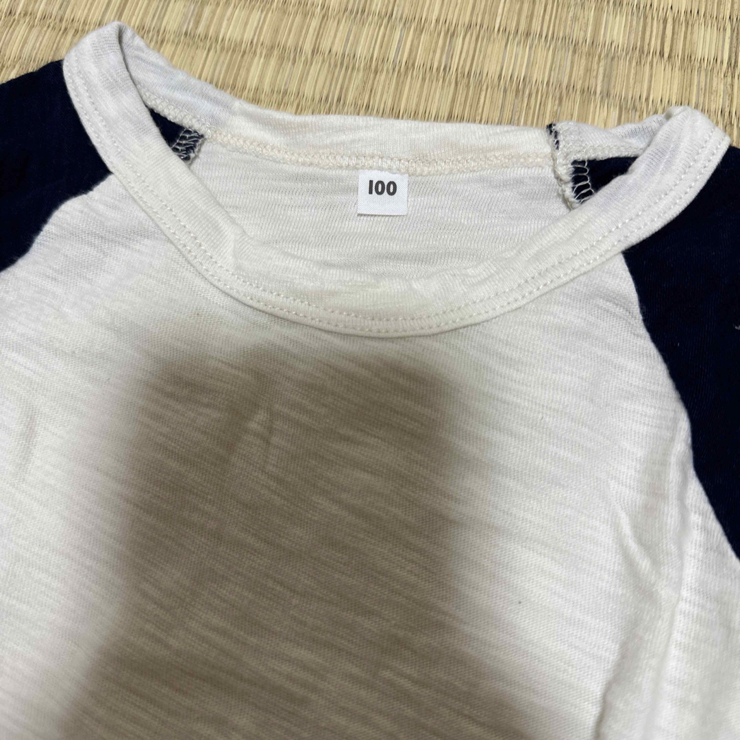 MUJI (無印良品)(ムジルシリョウヒン)の無印　ロンT 100 キッズ/ベビー/マタニティのキッズ服男の子用(90cm~)(Tシャツ/カットソー)の商品写真