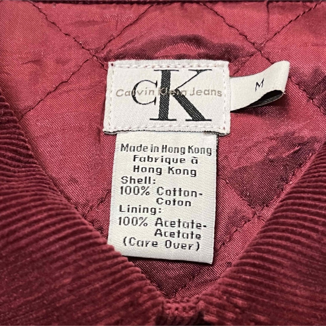 Calvin Klein(カルバンクライン)の【CALVIN KLEIN】90s カルバンクライン コーデュロイJKT メンズのジャケット/アウター(Gジャン/デニムジャケット)の商品写真