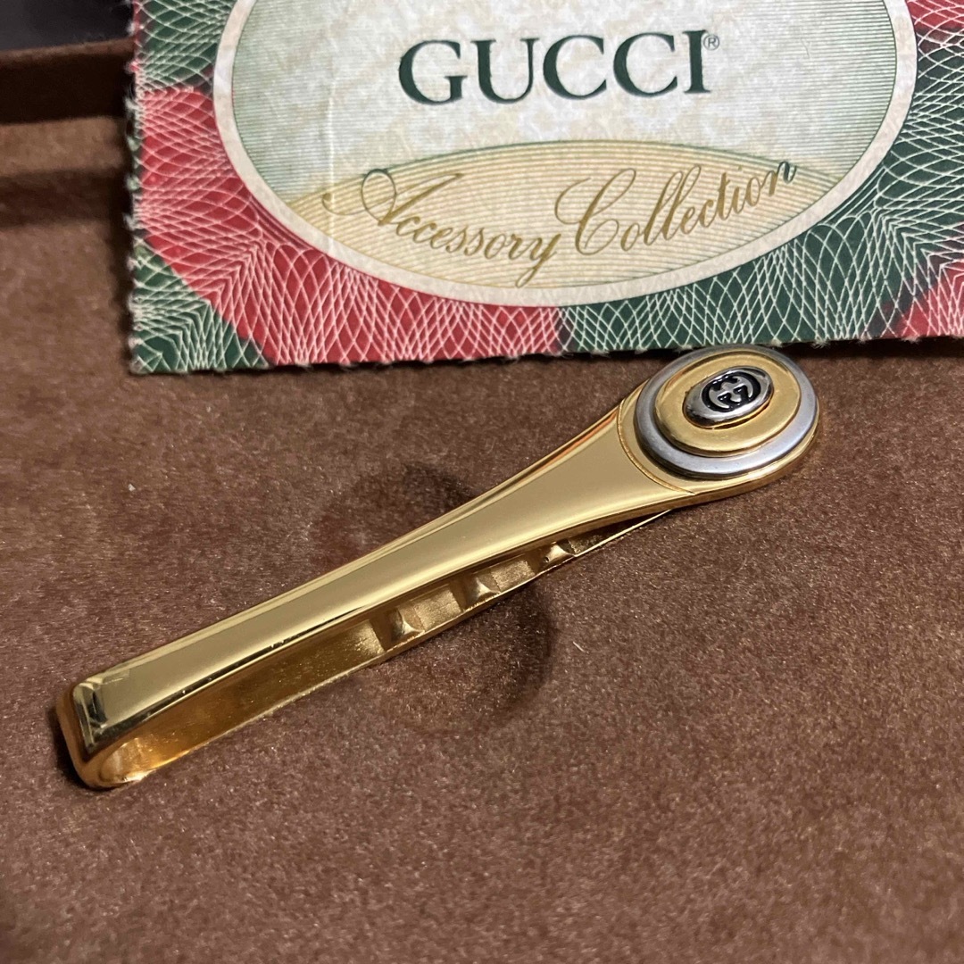 Gucci(グッチ)のGUCCI ネクタイピン＆カフス(ヴィンテージ) メンズのファッション小物(ネクタイピン)の商品写真