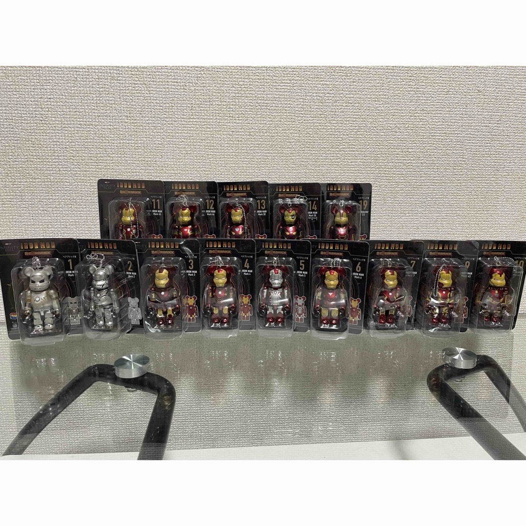 アイアンマン フィギュア 14体セット BE@RBRICK 低い アイアンマン フィギュア 14体セット BE@RBRICK 低い