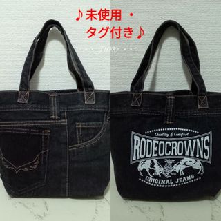 ロデオクラウンズワイドボウル(RODEO CROWNS WIDE BOWL)のBLKリメイクライクミニ トート♡RODEO CROWNS ロデオクラウンズ(トートバッグ)