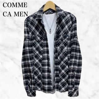 コムサメン(COMME CA MEN)のCOMME CA MEN チェックシャツ　日本製　長袖シャツ　ネルシャツ(シャツ)