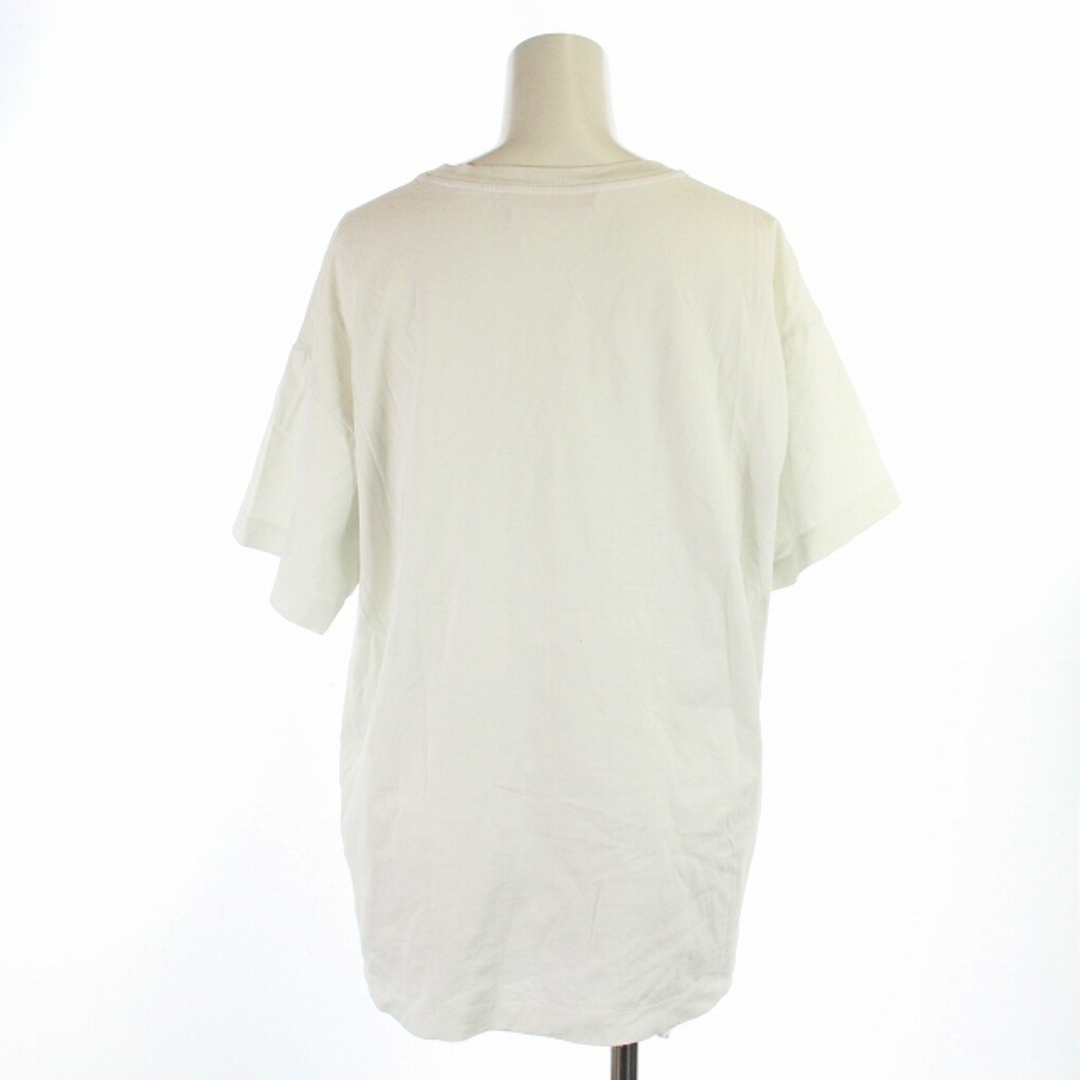 SEE BY CHLOE(シーバイクロエ)のシーバイクロエ Tシャツ カットソー 半袖 蝶刺繍 カッティング XS 白 レディースのトップス(Tシャツ(半袖/袖なし))の商品写真