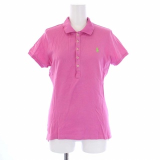 ラルフローレン(Ralph Lauren)のラルフローレン RALPH LAUREN ポロシャツ 半袖 ロゴ刺繍 L ピンク(ポロシャツ)