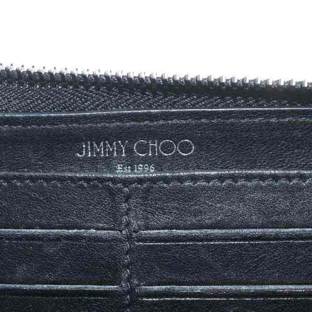 JIMMY CHOO(ジミーチュウ)のジミーチュウ カーナビー 長財布 ラウンドファスナー ブルーグレー レディースのファッション小物(財布)の商品写真