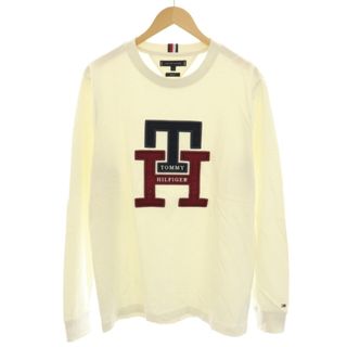 TOMMY HILFIGER - ブランドロゴ 刺繍 ロングスリーブアイコンTシャツ ...