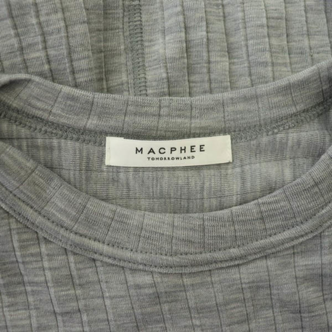 MACPHEE(マカフィー)のマカフィー 23AW ウールリブ クルーネックプルオーバー カットソー 長袖 S レディースのトップス(カットソー(長袖/七分))の商品写真