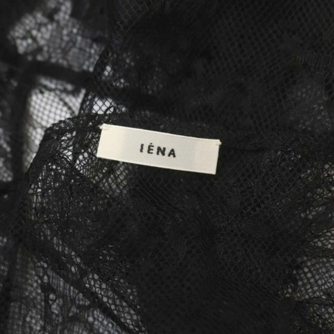 イエナ IENA 23AW レース ノースリーブカットソー F 黒 ブラック68cm本体