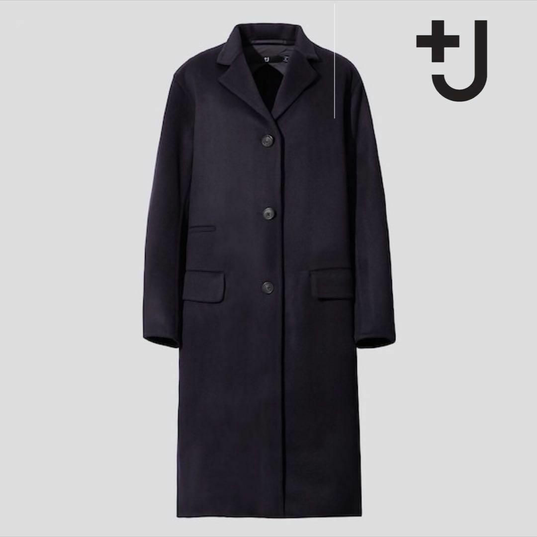 UNIQLO(ユニクロ)の【送料無料】+J カシミヤブレンドチェスターコート 宮沢りえ S UNIQLO レディースのジャケット/アウター(チェスターコート)の商品写真