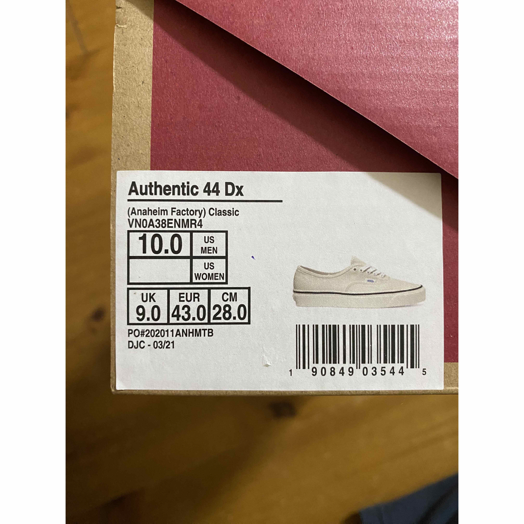 AUTHENTIC（VANS）(オーセンティック)のVANS Authentic 44 DX アナハイム メンズの靴/シューズ(スニーカー)の商品写真