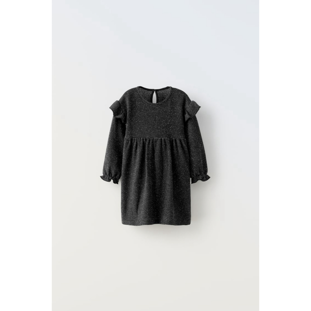 ZARA(ザラ)の光沢素材ワンピース 86 キッズ/ベビー/マタニティのベビー服(~85cm)(ワンピース)の商品写真