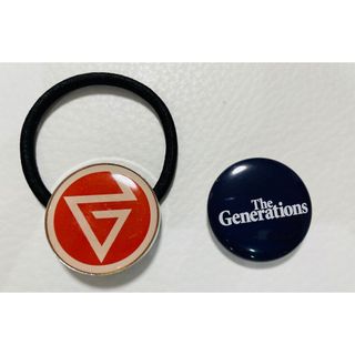 ジェネレーションズ(GENERATIONS)のワンスク ヘアゴム 缶バッチ セット(ミュージシャン)