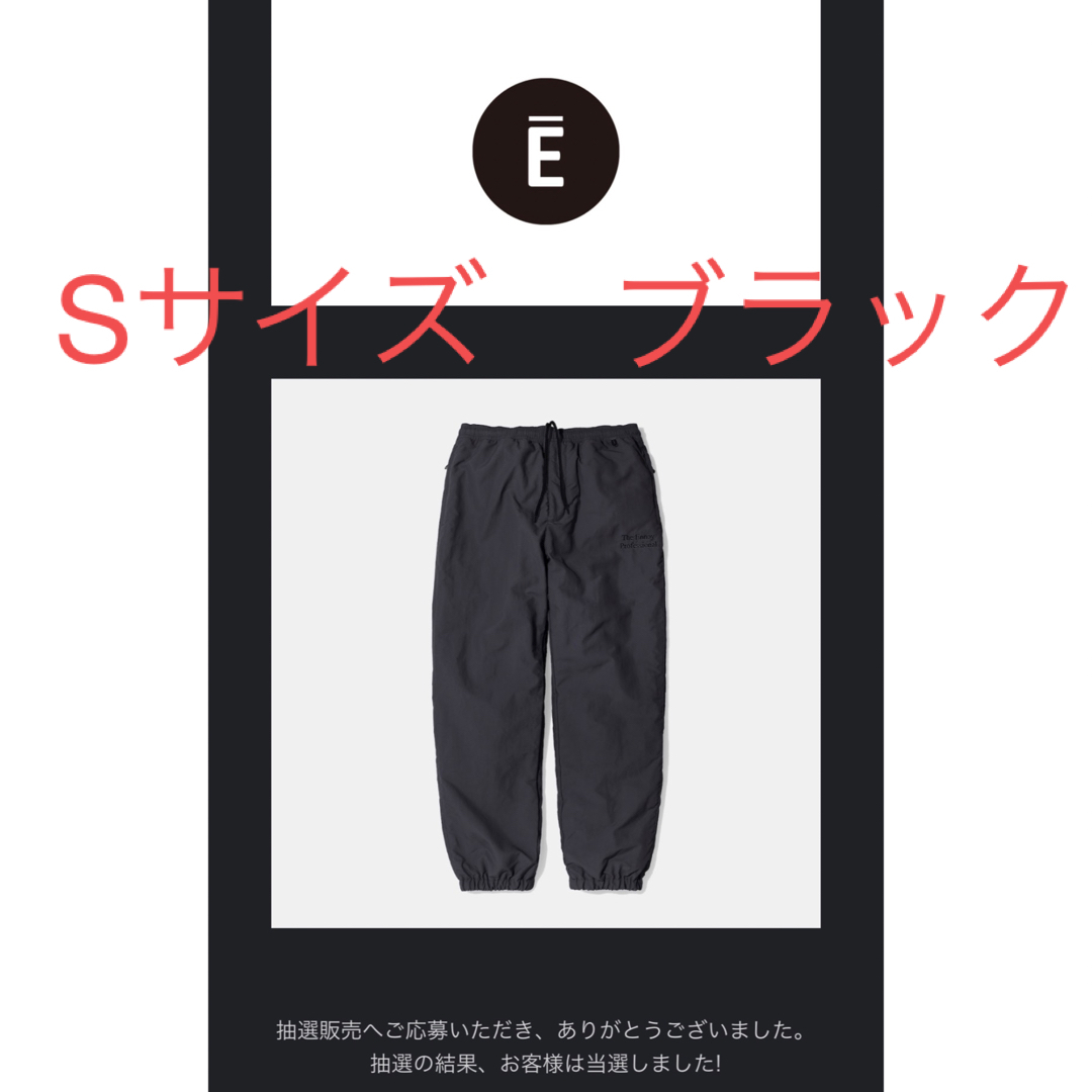 ENNOY スタイリスト私物　中綿　2024   BLACK   Sパンツ