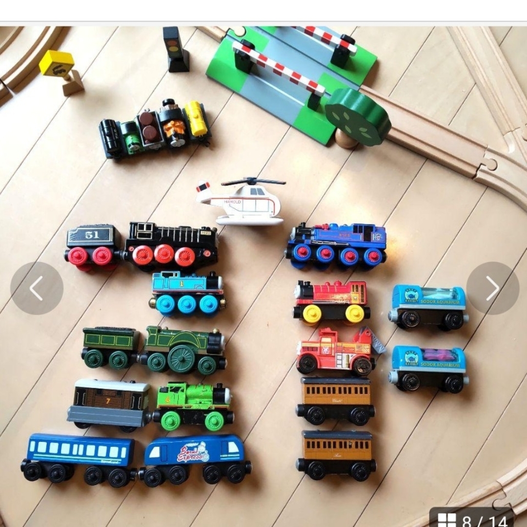 BRIO(ブリオ)のBRIO ブリオ 木製レール トーマス まとめ売り エンタメ/ホビーのおもちゃ/ぬいぐるみ(鉄道模型)の商品写真